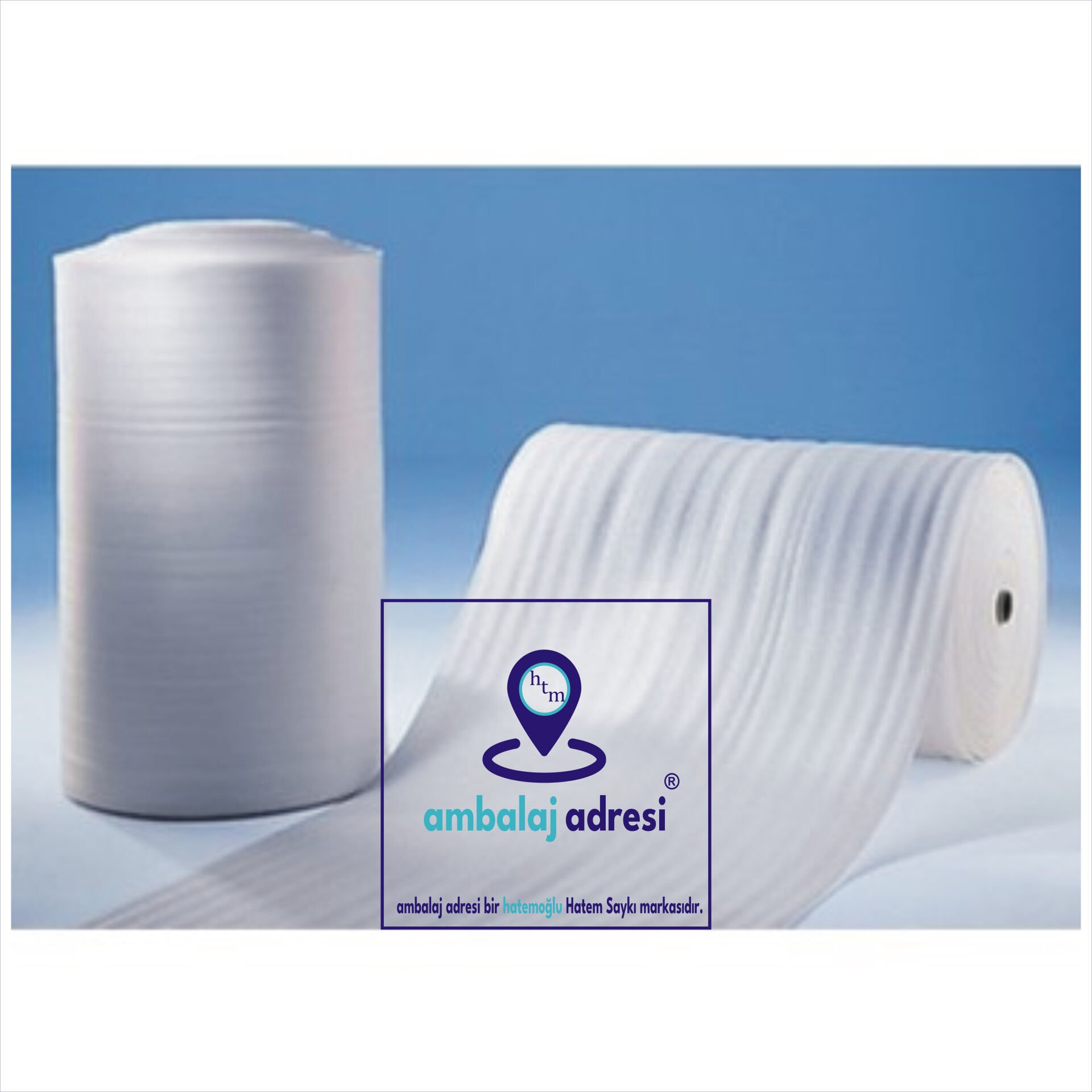 Ambalaj Adresi 100 CM X 50 MT ŞİLTE 1 MM ORJİNAL BEYAZ